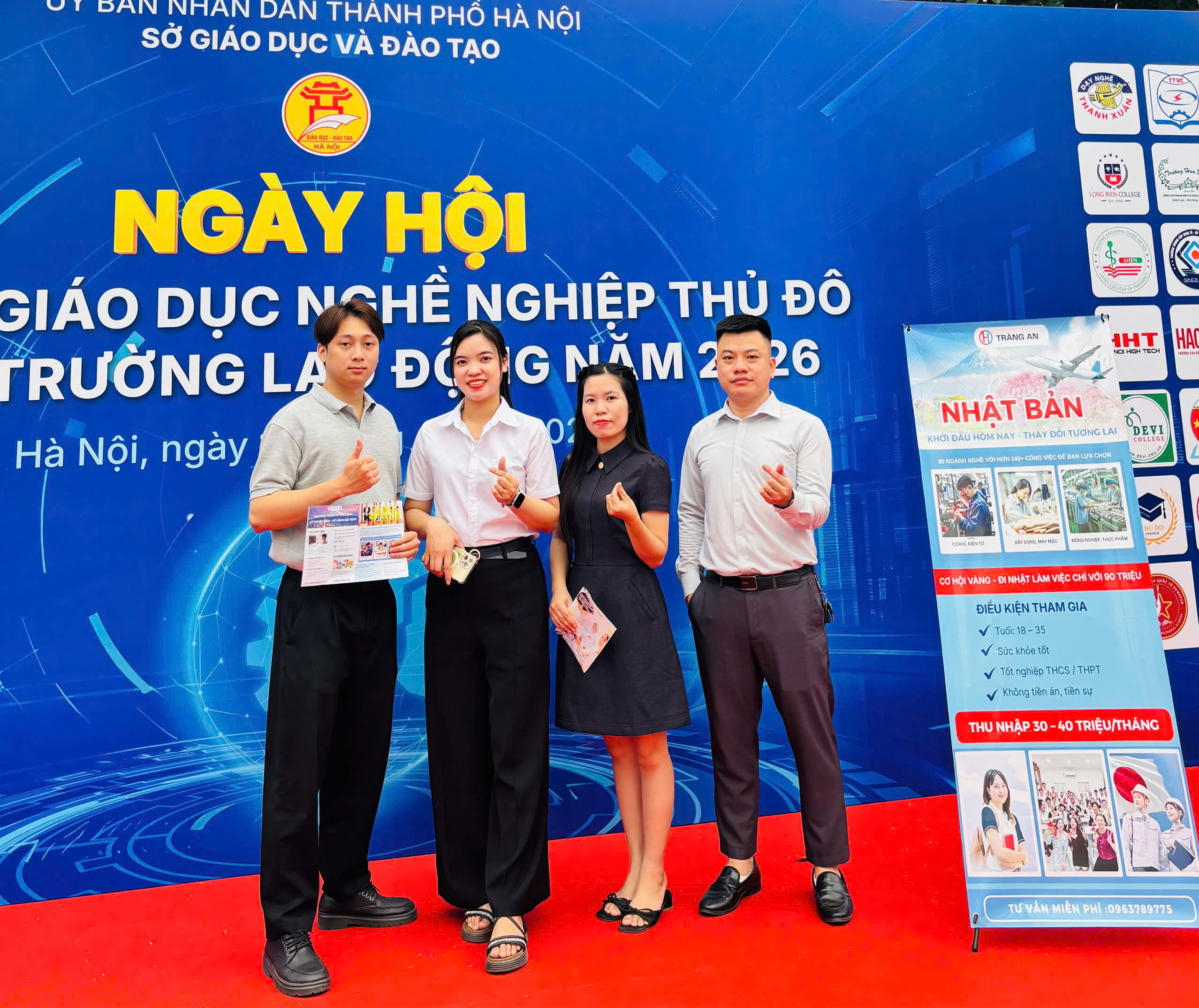 Học viên Tràng An chuẩn bị hành trình làm việc tại Nhật