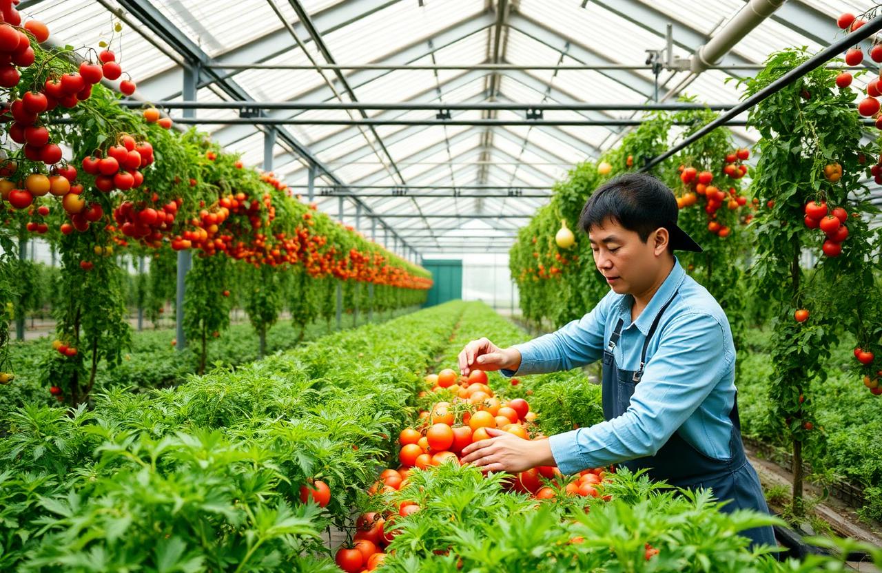 Trồng trọt nhà kính tại Kumamoto