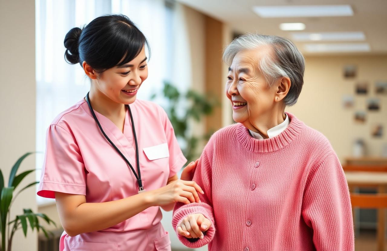 Hộ lý viện dưỡng lão tại Kansai