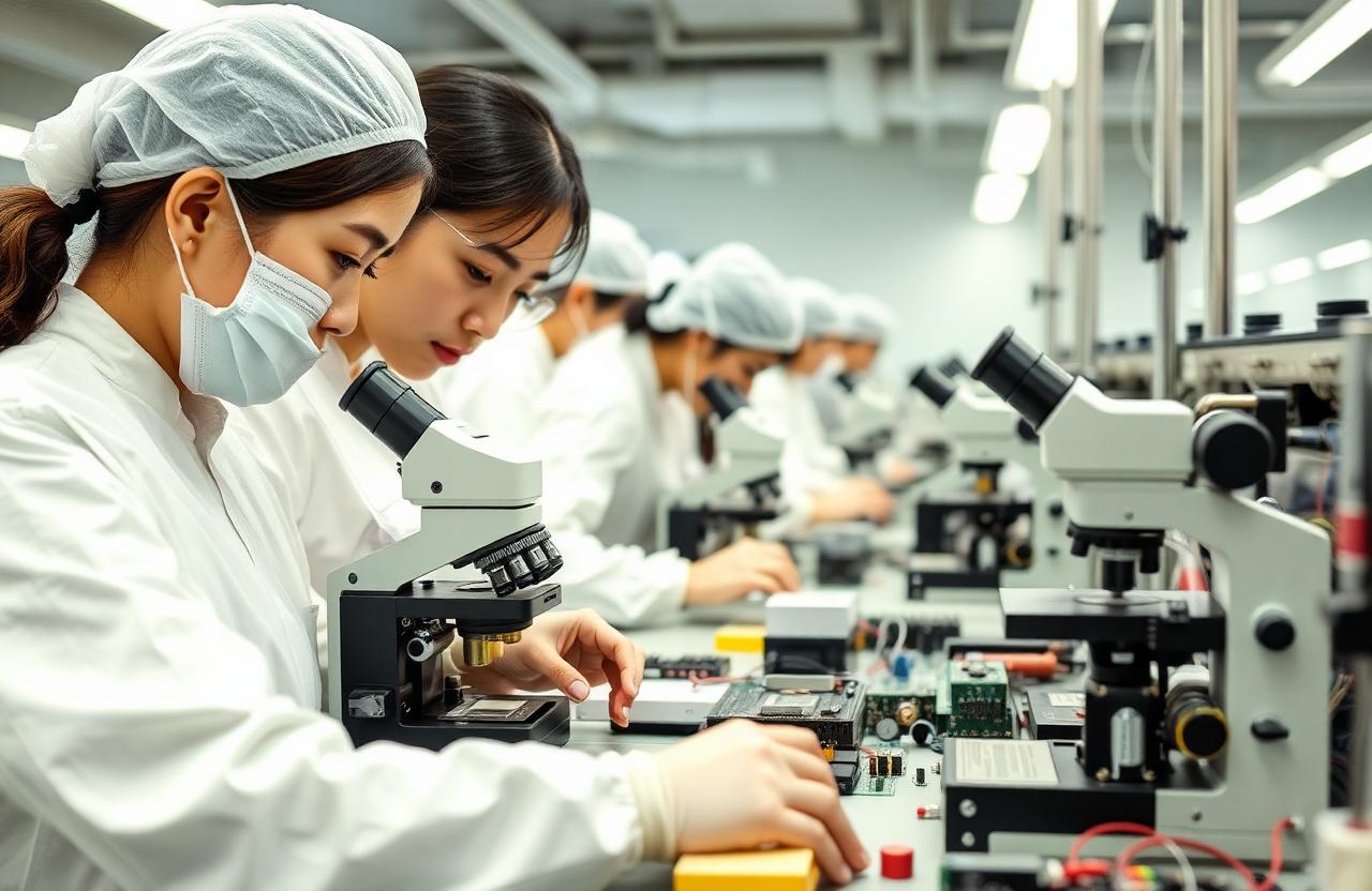 Lắp ráp linh kiện điện tử tại Kanagawa