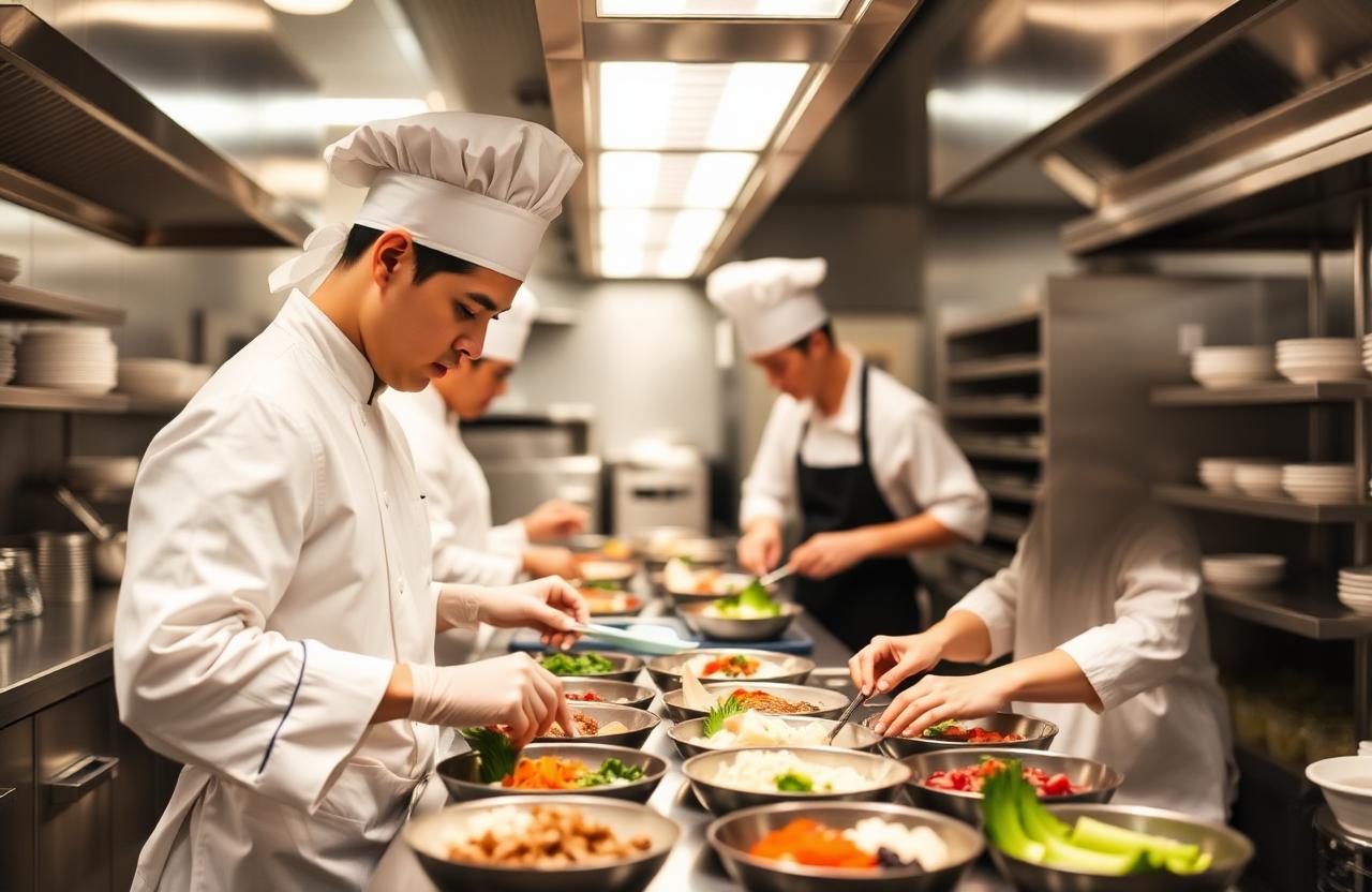 Chế biến suất ăn tại Tokyo